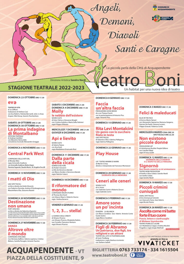 locandina Teatro Boni