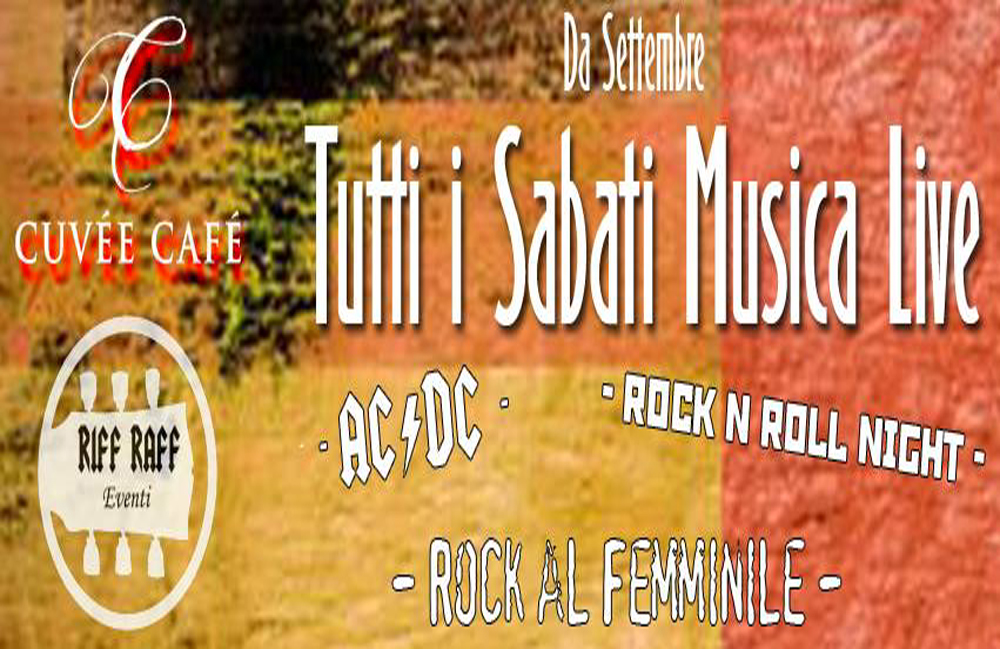 Live Music al  CUUVE CAFE VETRALLA: Tribute ai grandi del Rock