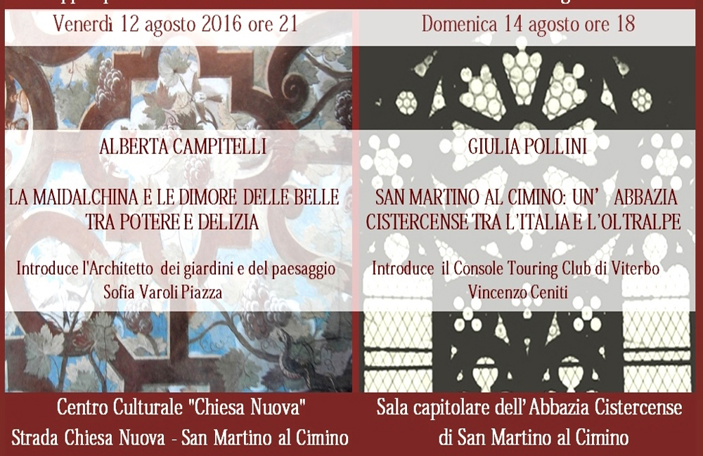 Sulle orme di Olimpia: doppio appuntamento a San Martino al Cimino