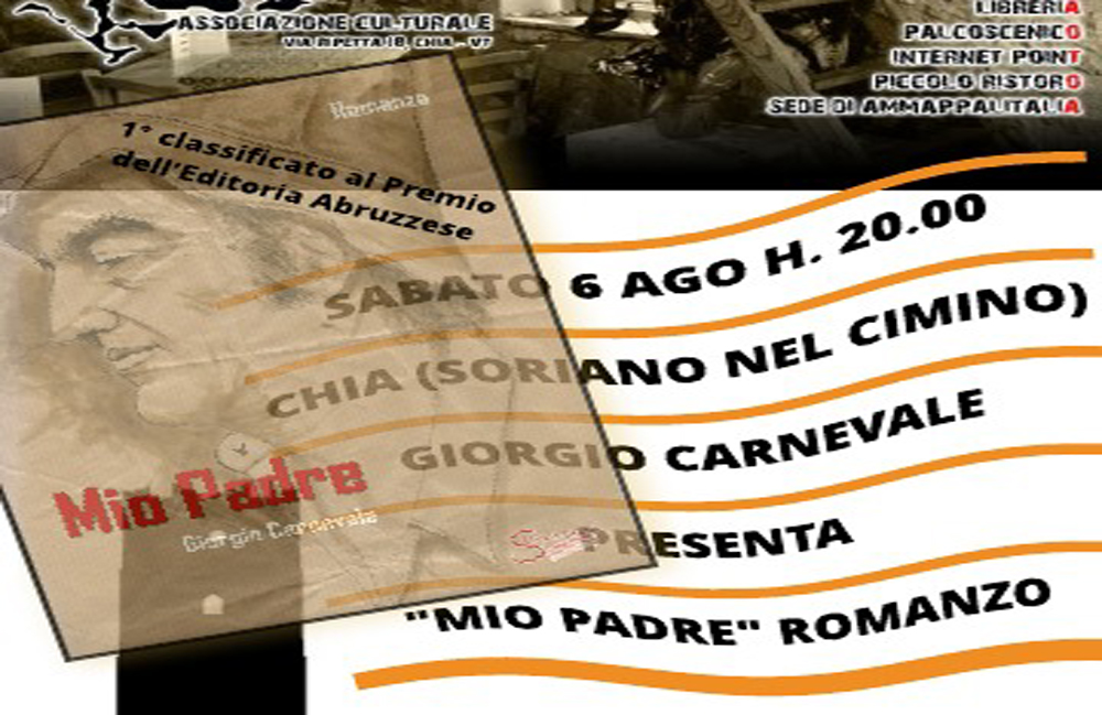 “Mio Padre” di Giorgio Carnevale al Kur di Chia