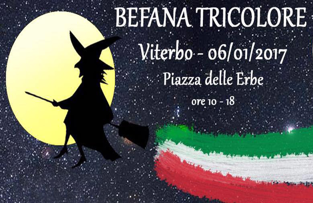 La Befana Tricolore a Piazza delle Erbe a Viterbo