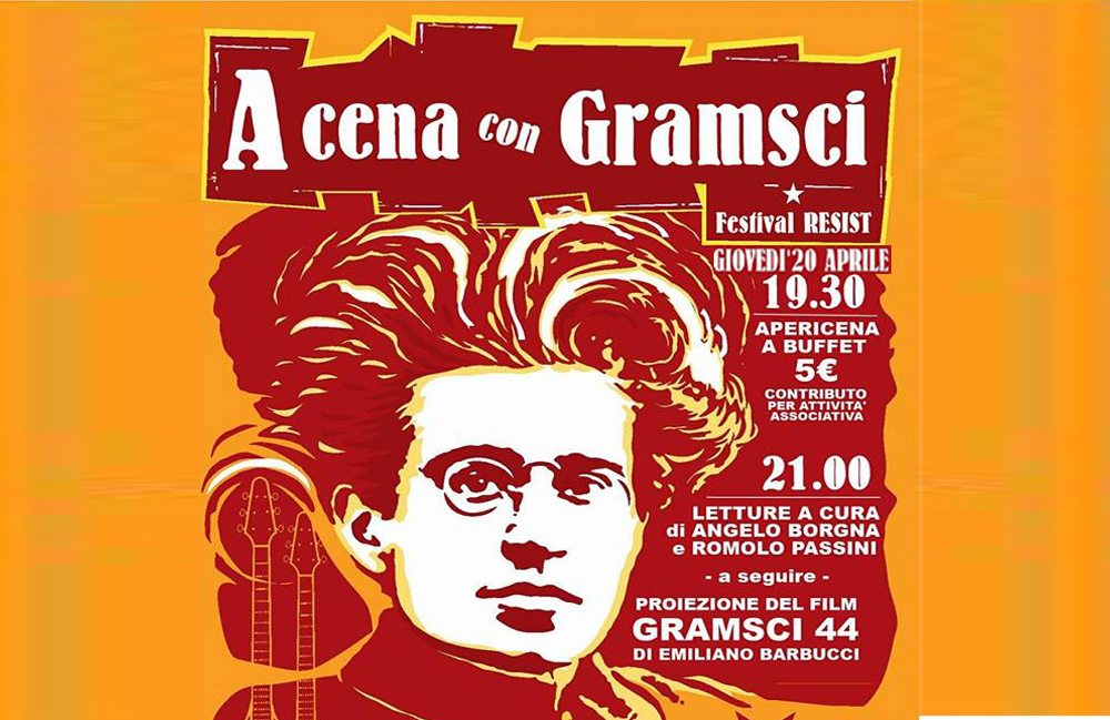 a cena con gramsci