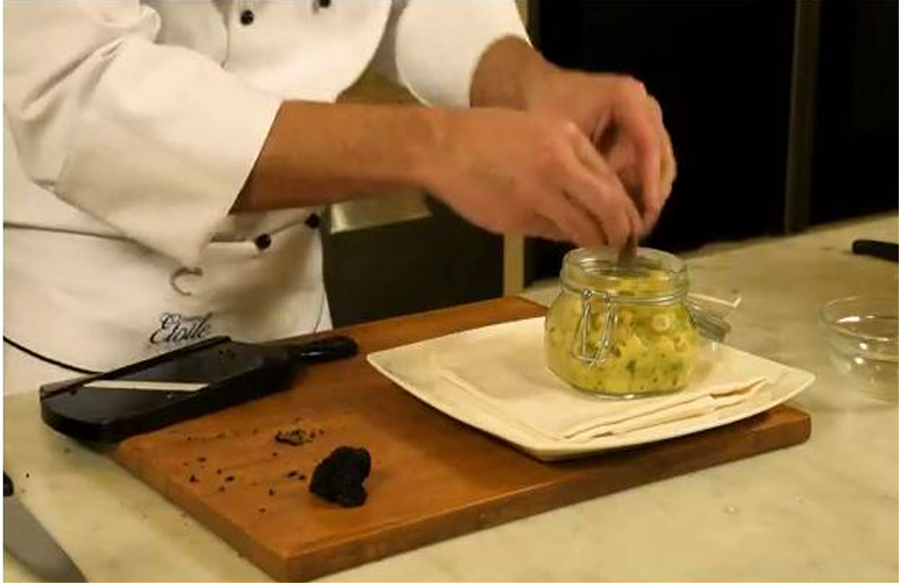 pasta e patate al tartufo