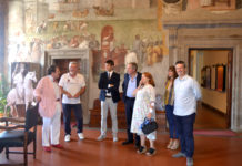 Philippe Daverio in visita al Sindaco Mencarini a Tarquinia