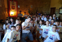 I ragazzi del Summer Camp in visita al Comune di Bagnoregio