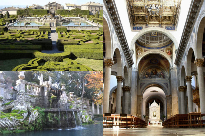Villa Lante e il Santuario della Madonna della Quercia