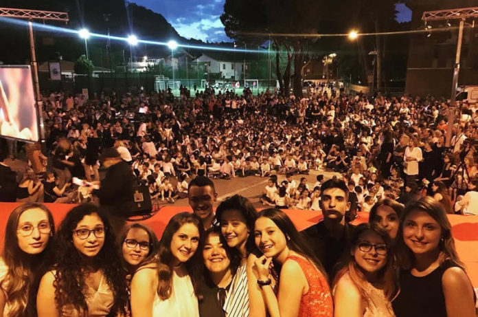 studenti dell'istituto omnicomprensivo di Orte