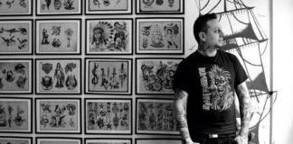 Stizzo, re dei tatuaggi a Milano, sceglie Viterbo per stampare il suo libro