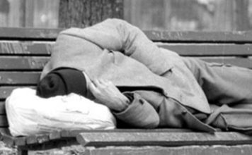 senzatetto al freddo