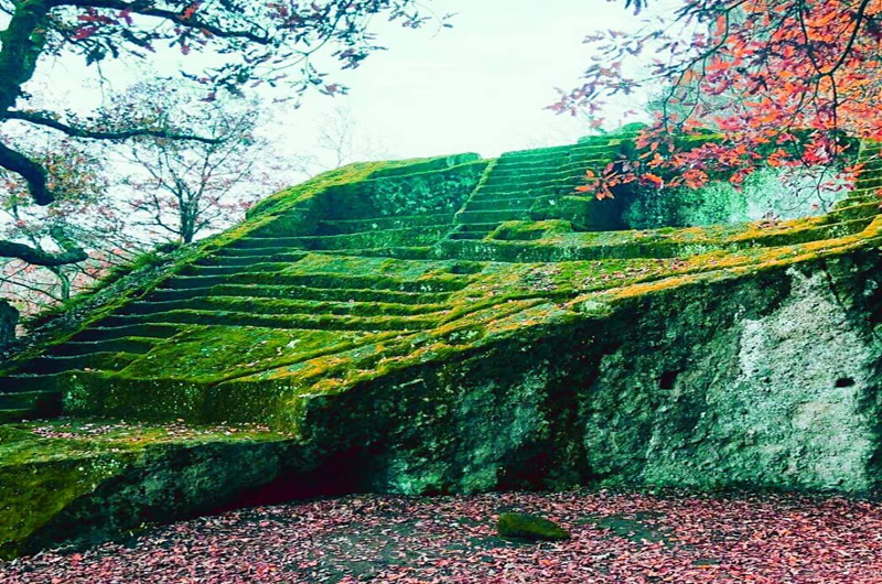 la piramide etrusca di bomarzo