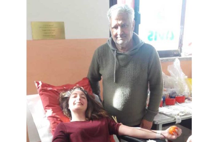 Aurora montanaro donazione sangue