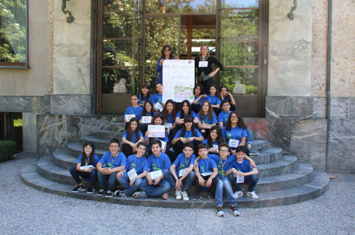 Classe I F della Scuola Secondaria di I grado Vanni di Viterbo