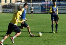 Viterbese allenamento congiunto con la Pianese