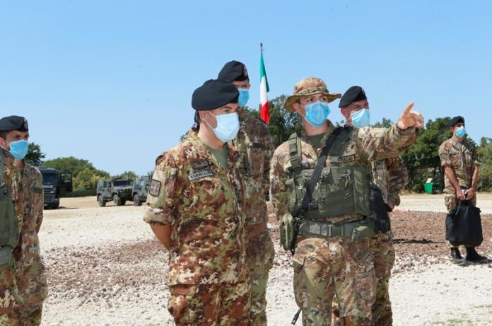 Il Generale di Corpo d’Armata Farina a Monte Romano