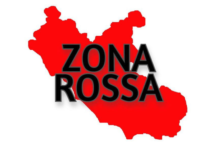 Lazio zona rossa