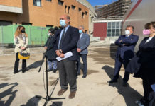 Zingaretti, visita struttura per nuovi posti terapia intensiva Covid Ospedale Viterbo