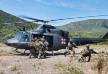 L’Aves e altri reparti impegnati per due settimane in addestramento tra il Lazio e la Sardegna