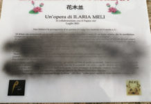Vandali deturpano l’opera di Ilaria Meli dedicata a Mulan a Sant’Angelo il Paese delle Fiabe