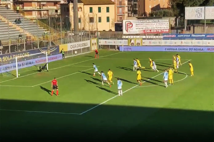 Rigore per Entella e gol
