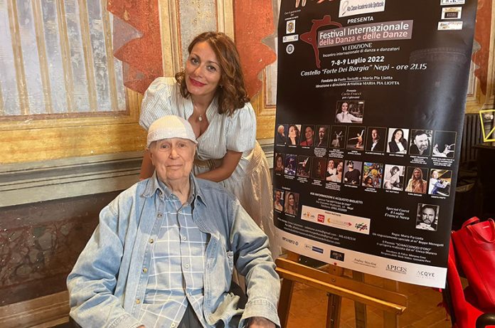 Alma Manera e il maestro Beppe Menegatti (2) Alma Manera e il maestro Beppe Menegatti