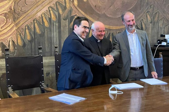 Alessio D'Amato e Monsignor Paglia