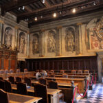 Viterbo, palazzo dei priori , sala del consiglio