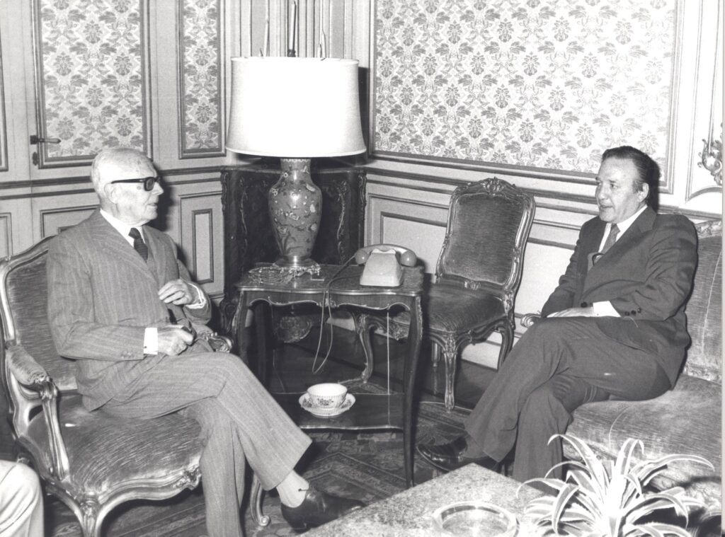 Luigi Petroselli con Sandro Pertini