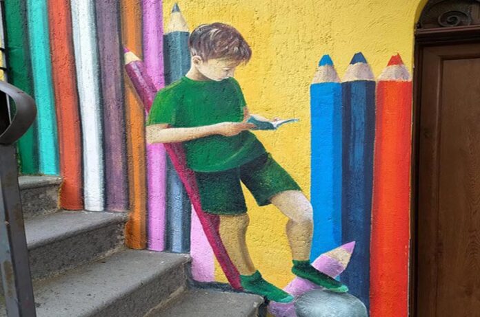 sant'angelo il paese delle fiabe murales