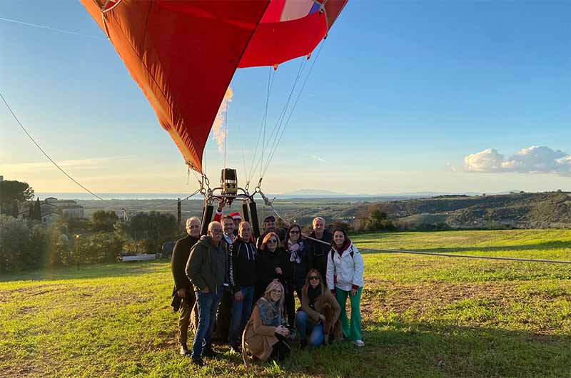 Mongolfiera a Tarquinia