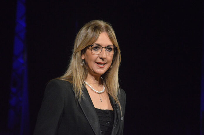 La presidente dell'Accademia Tarquinia Roberta Ranucci Roberta Ranucci