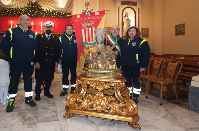 Le delegazione del Comune di Bolsena a Sepino