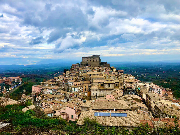 Panorama di Soriano durante la passeggiata