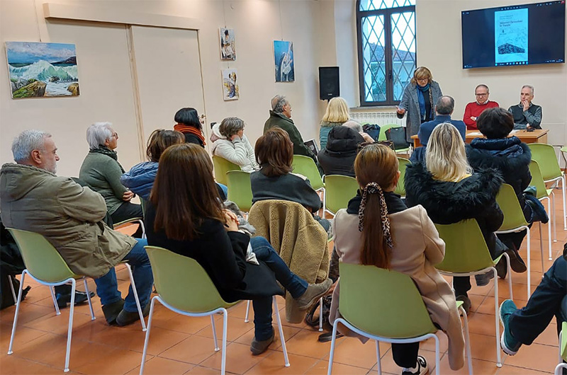 sala multimediale dell'ufficio turistico comunale di Bolsena