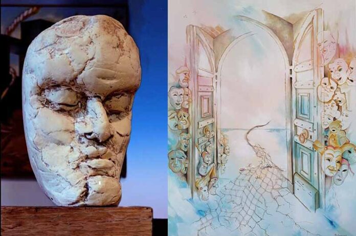 Esposizione dei maestri Crucili, Fondi e Sanna a Tuscania