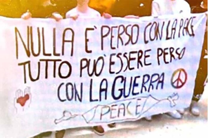 Piano di Pace_striscione