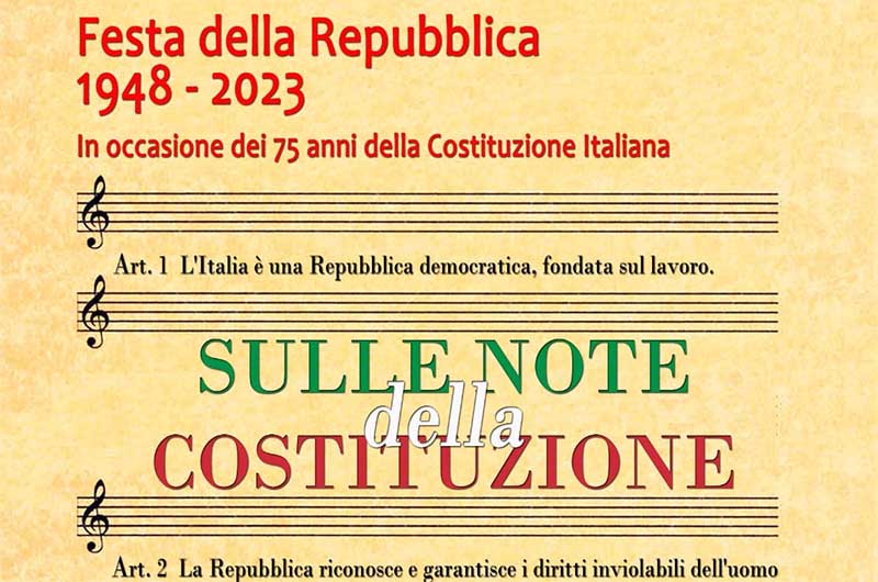 Sulle note della Costituzione