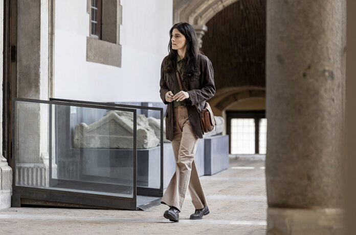 Valeria Solarino sul set di Fanum COURTESY OF PLAY ENTERTAINMENT