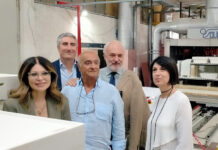 La vicepresidente della Regione Lazio Angelilli in visita alle aziende ceramiche di Federlazio