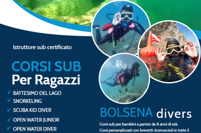 flayer bambini corsi subacquei lago bolsena_cover