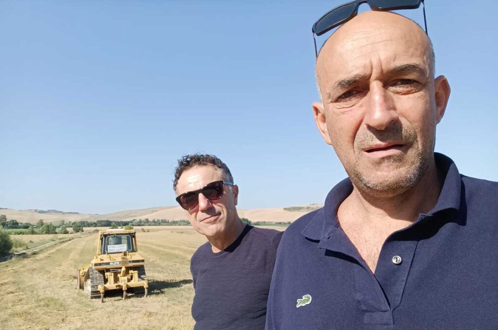 Università Agraria di Tarquinia il presidente Tosoni e il consigliere Maneschi