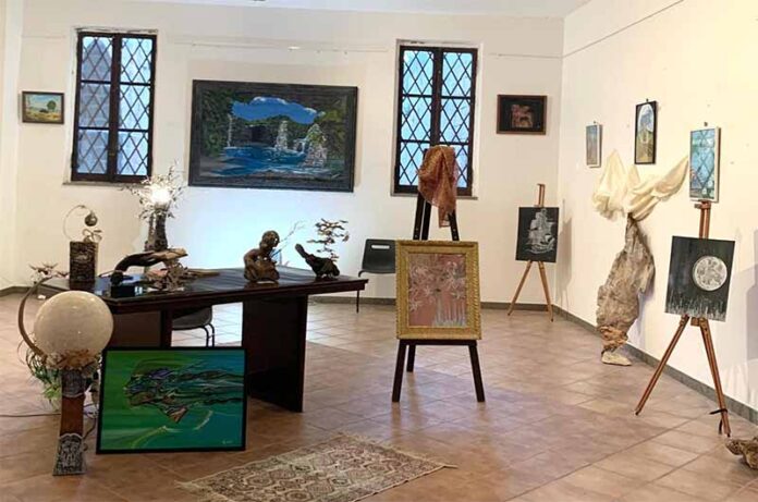 parte delle opere esposte da daniela vignati