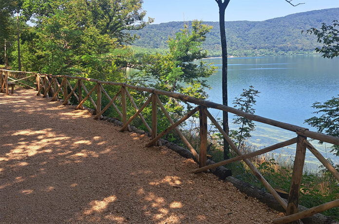 pista ciclabile lago di vico