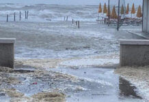 Tarquinia richiede la dichiarazione dello stato di calamità naturale mareggiata a Tarquinia Lido