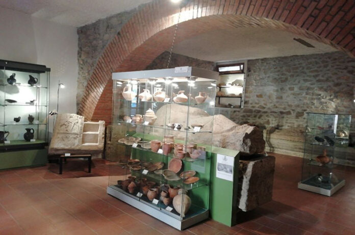 Una delle sale del Museo Civico di Monte Romano