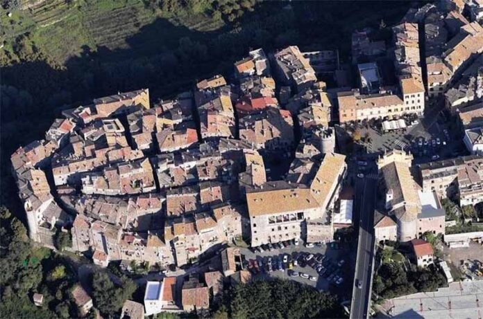 bagnaia dall'alto