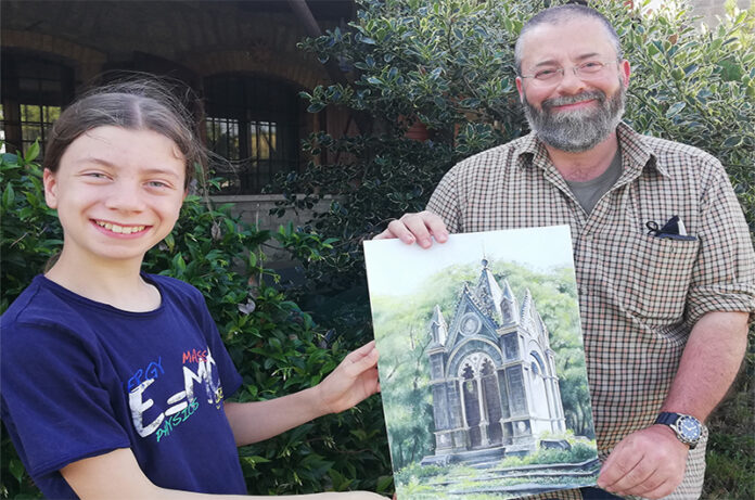 Marco Preziosi con Francesco Barberini Marco Preziosi con Francesco Barberini