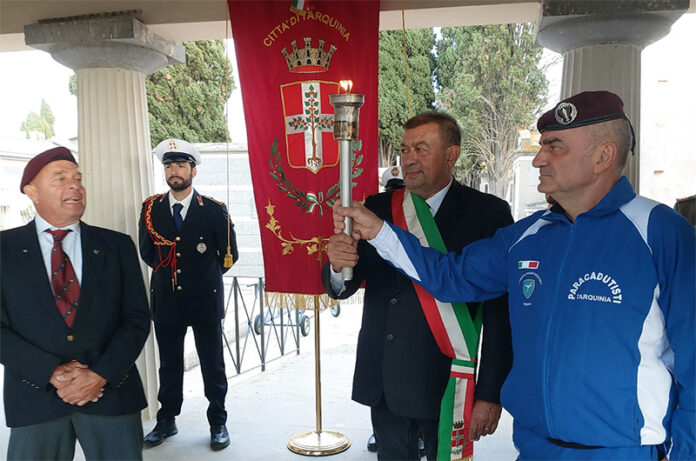 da sx Ciurluini, sindaco Giulivi e Massimo Sabbatini