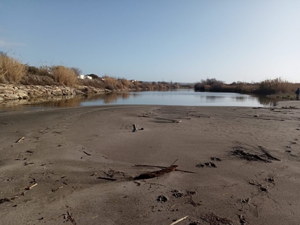 Foce del fiume Marta