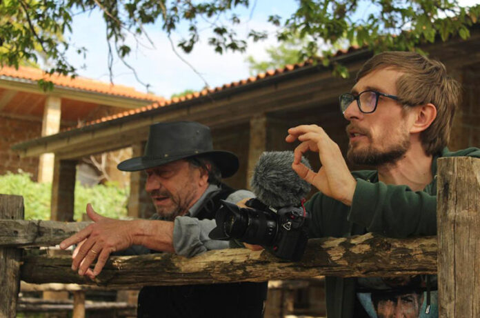 Gianpaolo Rossi sul set