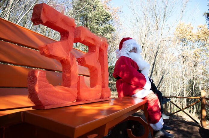 la prima Big Bench nella provincia di Viterbo babbo natale